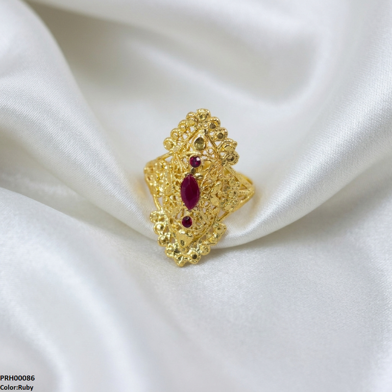 PRH00086 FRN Filigree Ring Adjustable - PRH