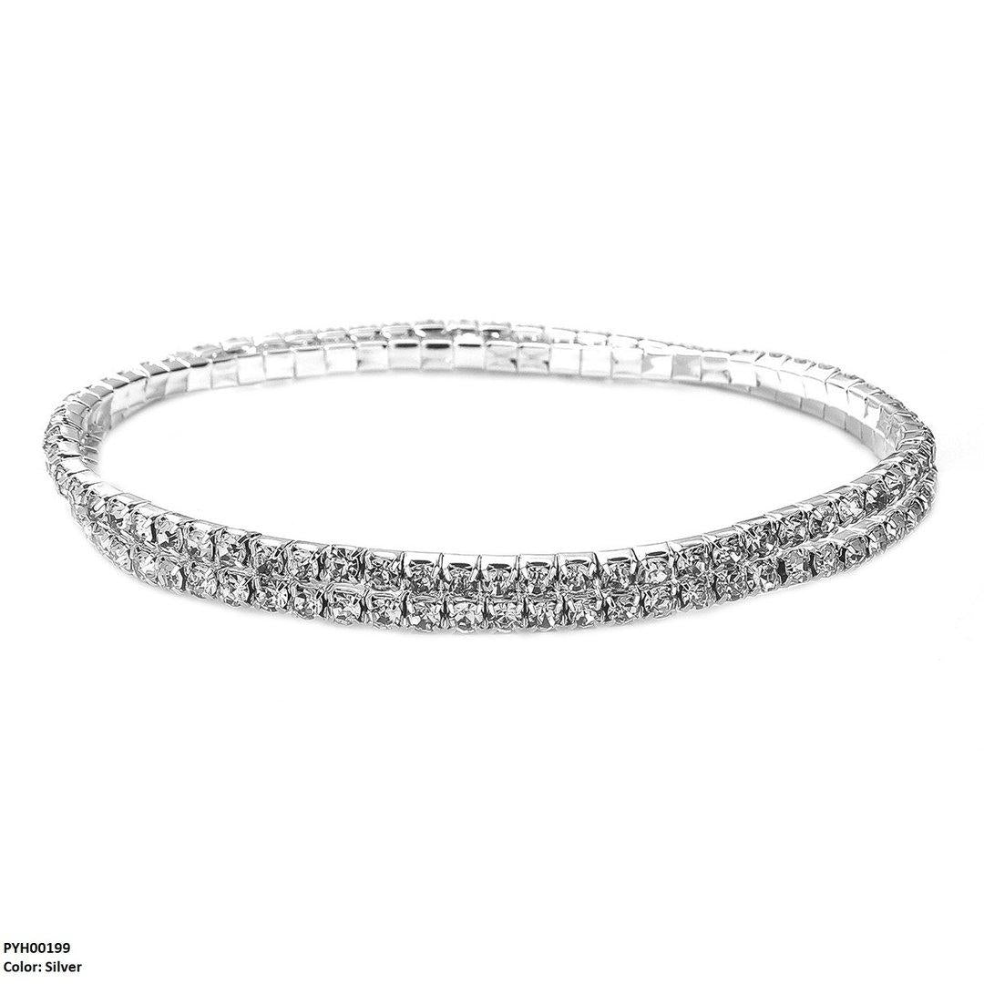 PYH00199 YJJ Stretchable Double Layer Anklet - PYH