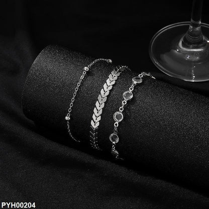 PYH00204 LQP 3 Layered Payal - PYH