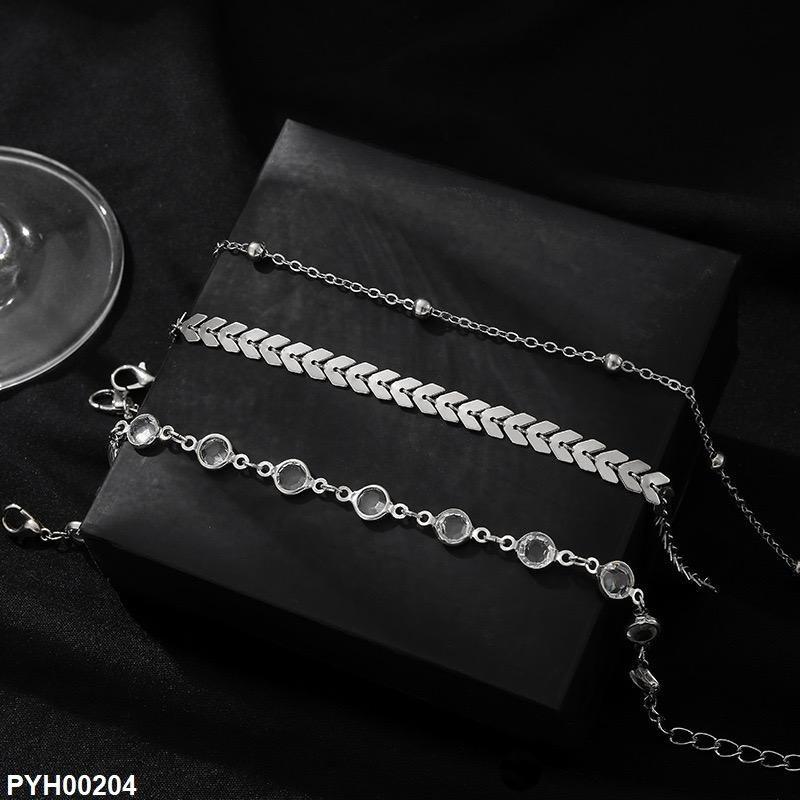 PYH00204 LQP 3 Layered Payal - PYH