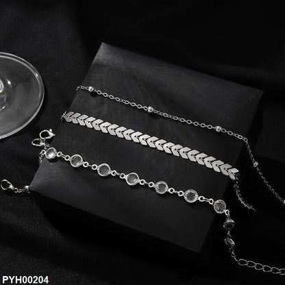 PYH00204 LQP 3 Layered Payal - PYH