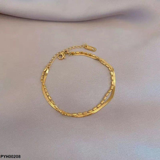 PYH00208 DGF Stainless Steel Plain Anklet Single - PYH