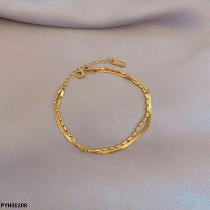 PYH00208 DGF Stainless Steel Plain Anklet Single - PYH