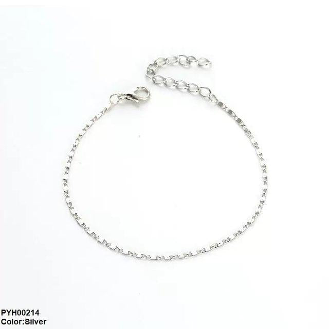 PYH00214 QWN Lock Chain Anklet Single - PYH