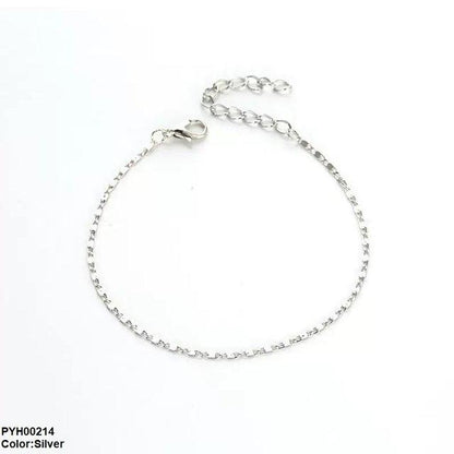 PYH00214 QWN Lock Chain Anklet Single - PYH