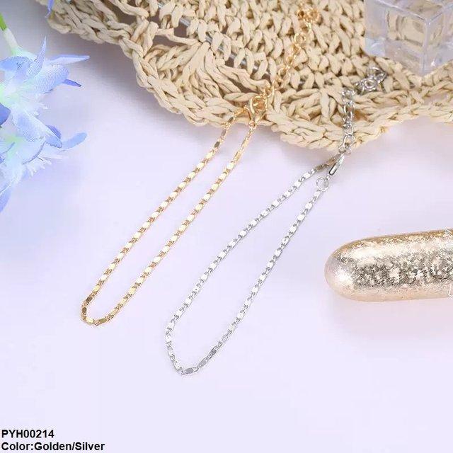 PYH00214 QWN Lock Chain Anklet Single - PYH