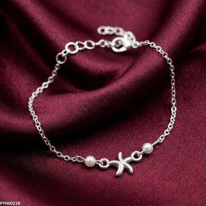 PYH00218 JMN Star Pearl Single Anklet - PYH