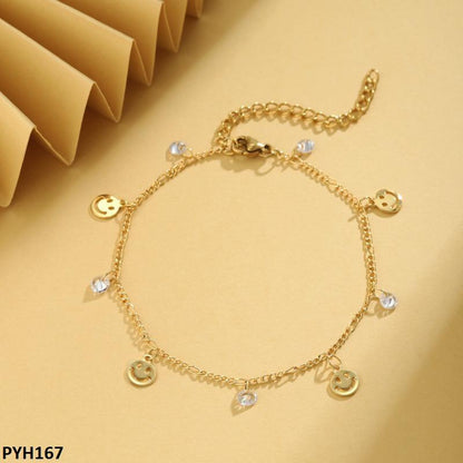 PYH167 XHF Emoji Anklet Single