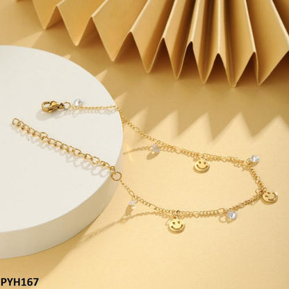 PYH167 XHF Emoji Anklet Single