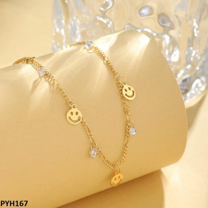 PYH167 XHF Emoji Anklet Single