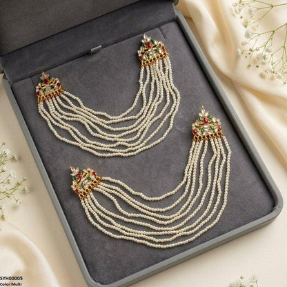 SYH00005 FRN Pearl Layeard Pair Sahary- SYH