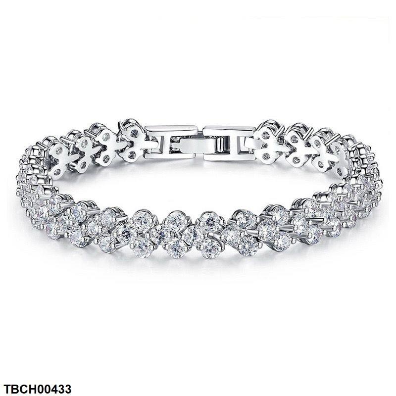 TBCH00433 BLX Round Stone V Shaped Bracelet - TBCH