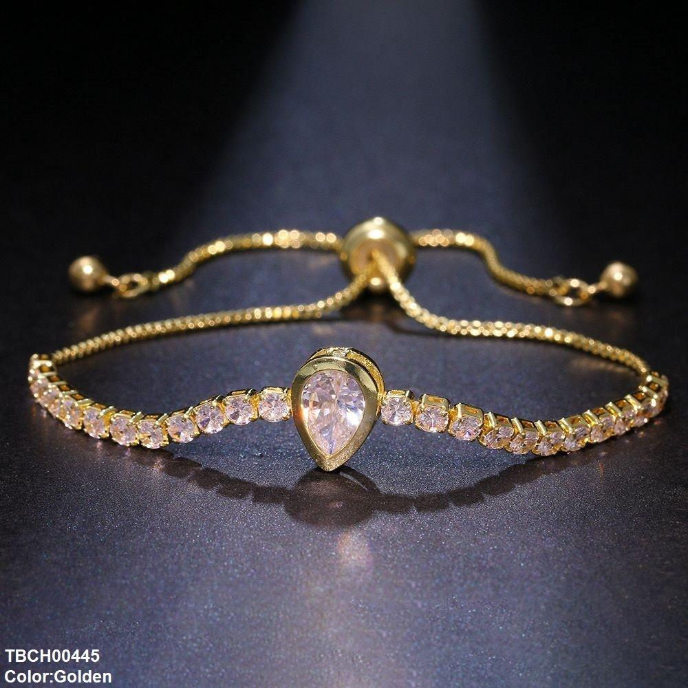 TBCH00445 BYJ Tear Stone Hand Bracelet - TBCH