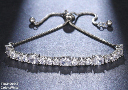 TBCH00447 BYJ Oval Stone Bracelet Adjustable - TBCH