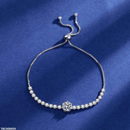 TBCH00454 JJF Imp Round Stone Bracelet - TBCH