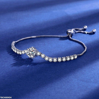 TBCH00454 JJF Imp Round Stone Bracelet - TBCH