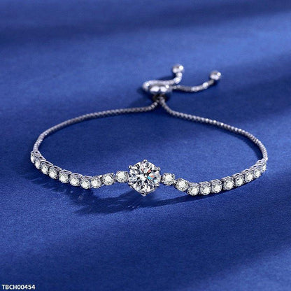 TBCH00454 JJF Imp Round Stone Bracelet - TBCH