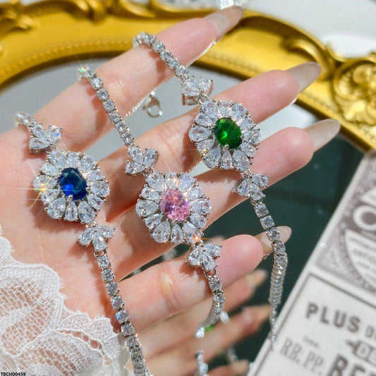 TBCH00459 KRL Pear Flower Hand Bracelet - TBCH