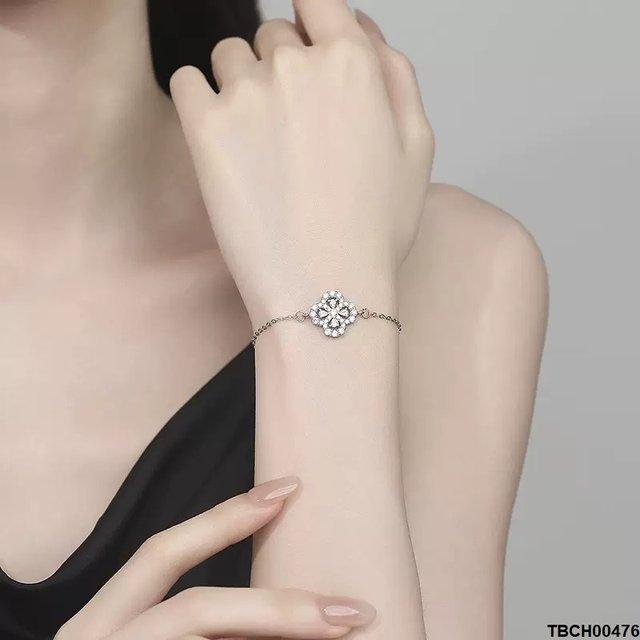 TBCH00476 JJF Flower Bracelet Adjustable - TBCH