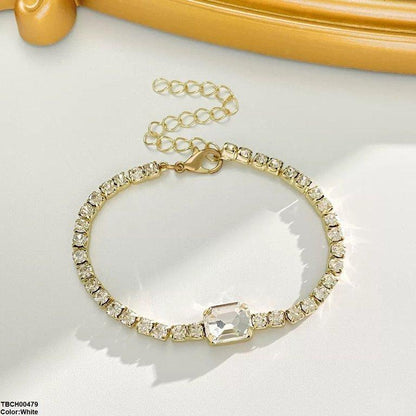 TBCH00479 QWN Square/Round Bracelet Adjustable - TBCH