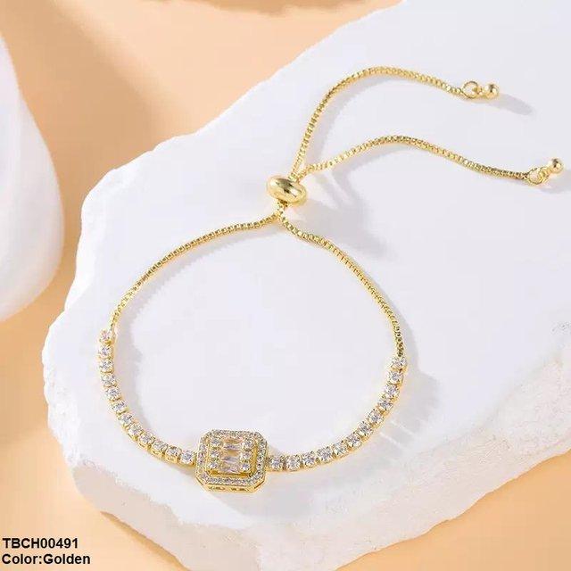 TBCH00491 DNG Square Stone Bracelet Adjustable - TBCH