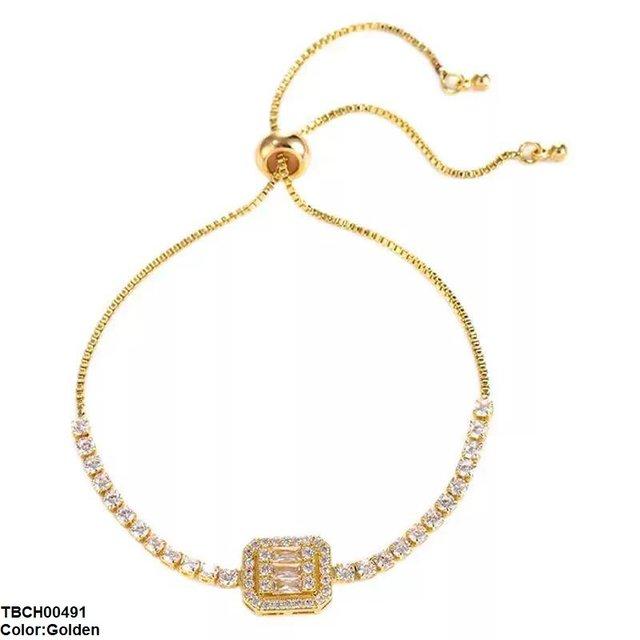 TBCH00491 DNG Square Stone Bracelet Adjustable - TBCH