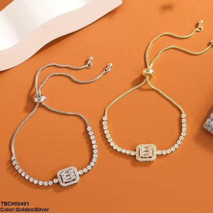 TBCH00491 DNG Square Stone Bracelet Adjustable - TBCH