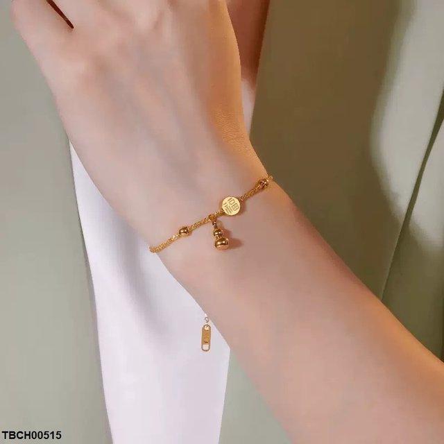 TBCH00515 DGF Stainless Steel Round Drop Bracelet - TBCH