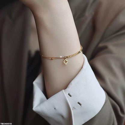 TBCH00518  DGF Stainless Steel Star Chain Bracelet - TBCH