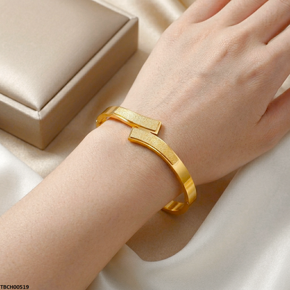 TBRH00519 MSS Round Glitter Stainless Steel Bracelet - TBRH