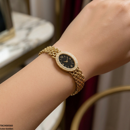TBCH00560 QSJ Stainless Steel Oval Watch Style Bracelet - TBCH