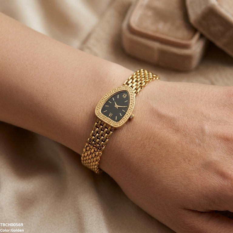 TBCH00567 QSJ Stainless Steel Tear/Drop Dial  Bracelet - TBCH