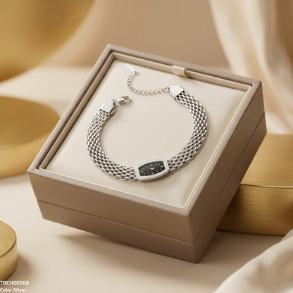 TBCH00568 QSJ Rectangle Watch Dial Bracelet - TBCH
