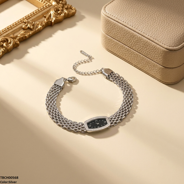 TBCH00568 QSJ Rectangle Watch Dial Bracelet - TBCH