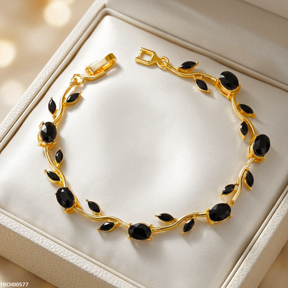 TBCH00577 QSJ Tulip Leaf Round Bracelet - TBCH