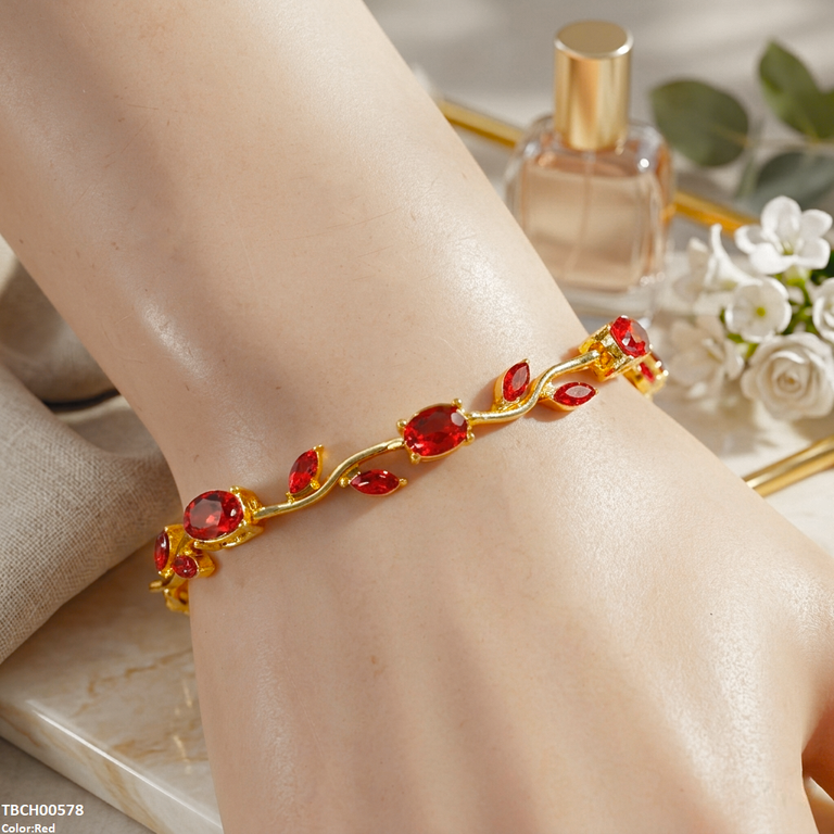TBCH00578 QSJ Tulip Leaf Bracelet - TBCH