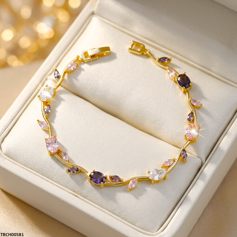 TBCH00581 MSJ Tulip Leaf Multi Bracelet - TBCH