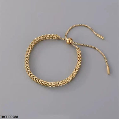 TBCH00588  DGF Stainless Stee Cuban Link Bracelet - TBCH
