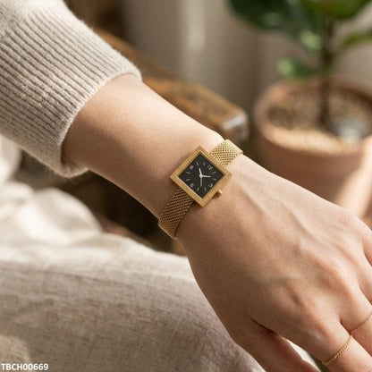 TBCH00669 QSJ Stainless Steel Square Watch Design Bracelet - TBCH