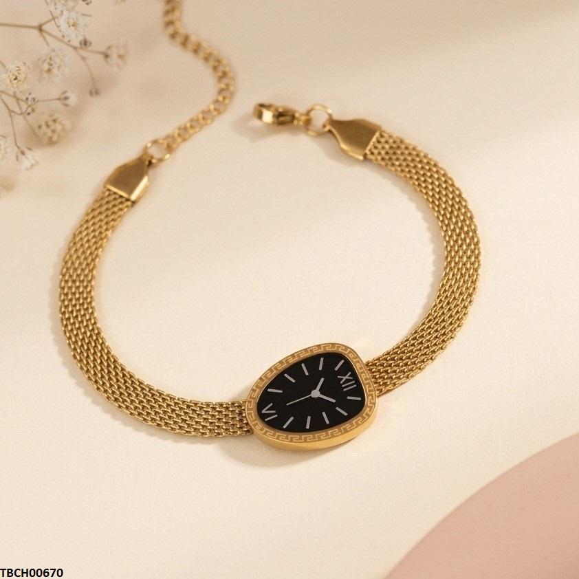 TBCH00670 QSJ Stainless Steel Tear Watch Design Bracelet - TBCH
