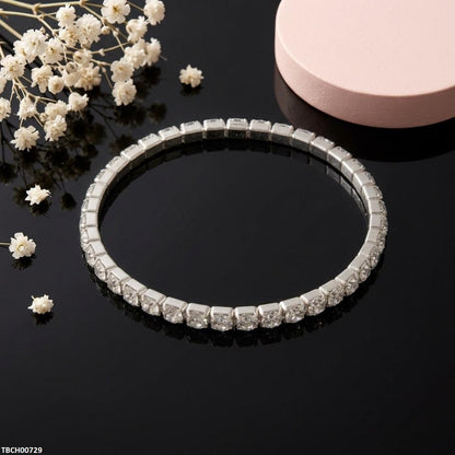 TBCH00729 QWN Round Stone Bracelet Adjustable - TBCH