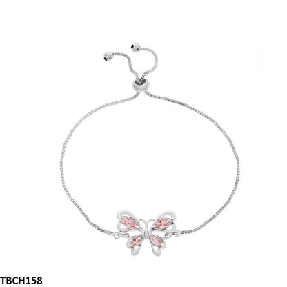 TBCH158 QWN Butterfly/Box Chain Hand Bracelet