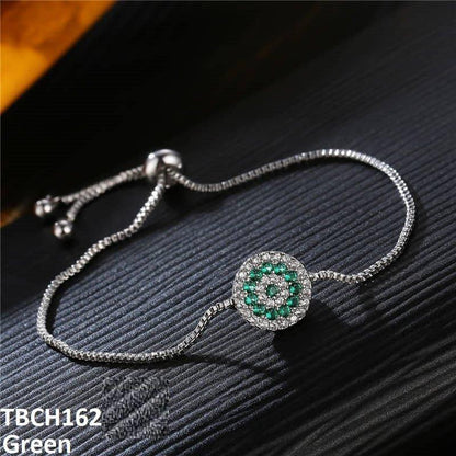 TBCH162 WKO Round Step Flower Hand Bracelet