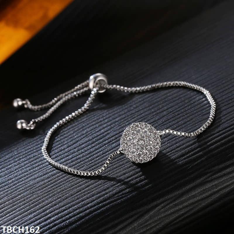 TBCH162 WKO Round Step Flower Hand Bracelet