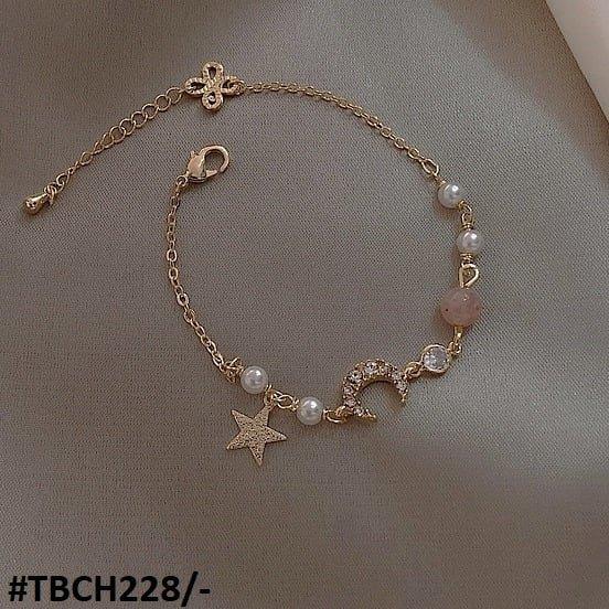 TBCH228 XST Charms & Beads Chain Bracelet Adjustable