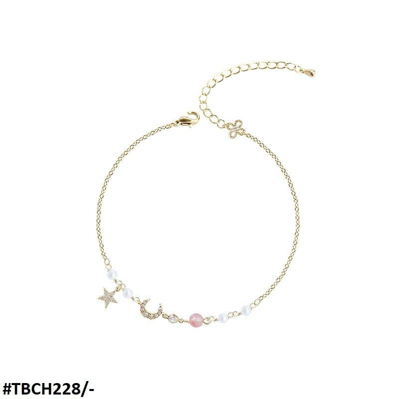TBCH228 XST Charms & Beads Chain Bracelet Adjustable