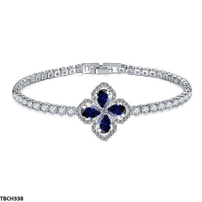 TBCH338 WKO Imp Flower Tear Bracelet