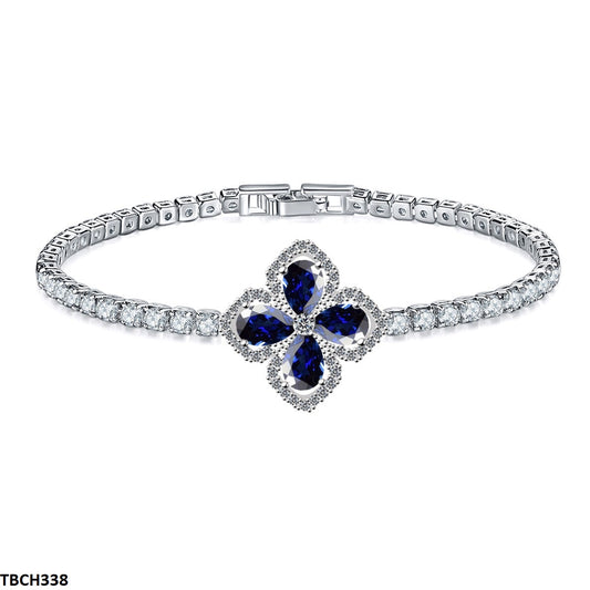 TBCH338 WKO Imp Flower Tear Bracelet