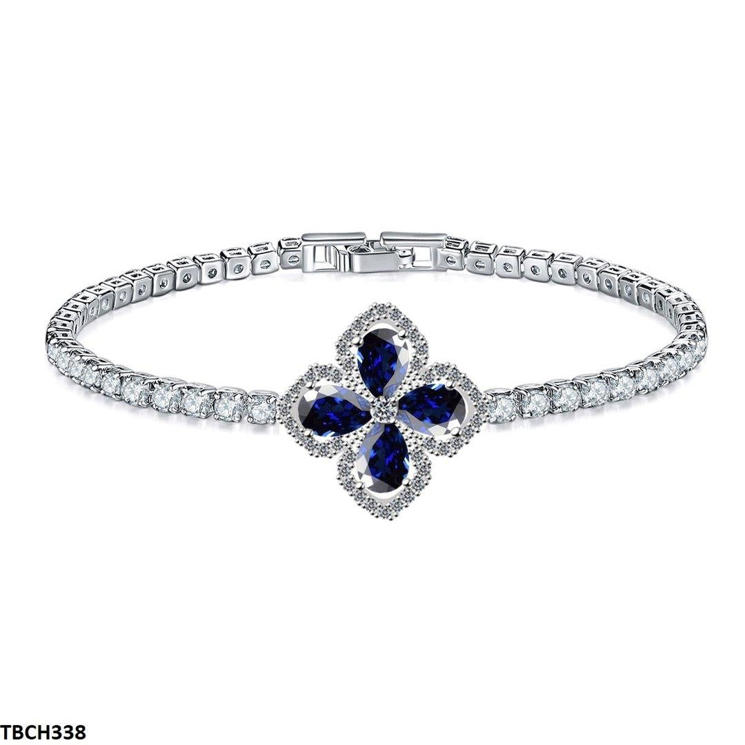 TBCH338 WKO Imp Flower Tear Bracelet