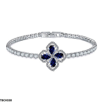 TBCH338 WKO Imp Flower Tear Bracelet